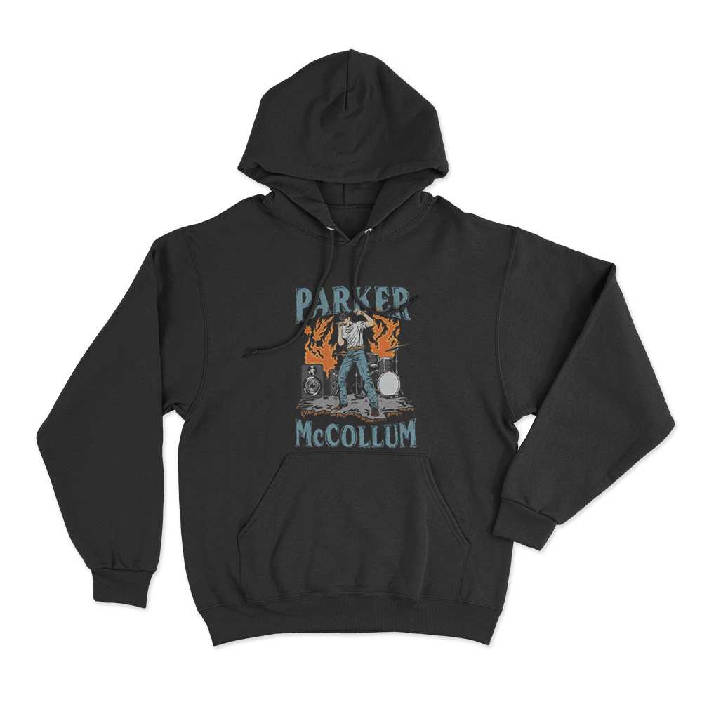 Parker Mccollum Cartoon Unisex Hoodie Black Parker Mccollum Cartoon Unisex Hoodie Black