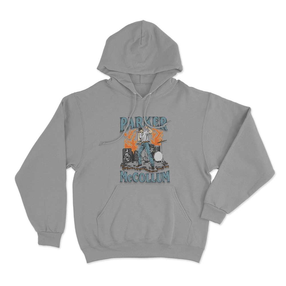 Parker Mccollum Cartoon Unisex Hoodie Grey Parker Mccollum Cartoon Unisex Hoodie Grey