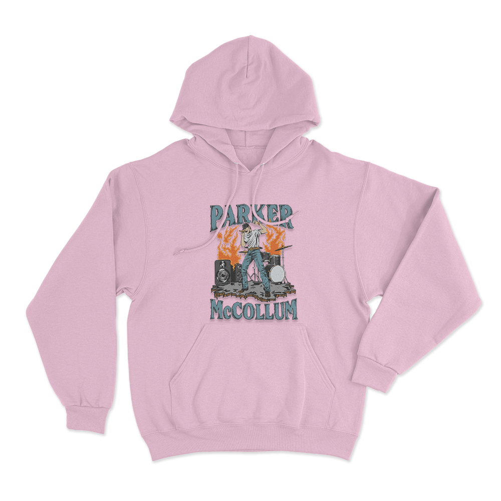 Parker Mccollum Cartoon Unisex Hoodie Pink Parker Mccollum Cartoon Unisex Hoodie Pink