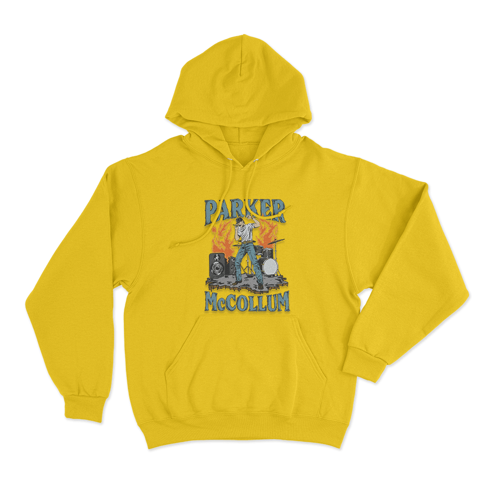 Parker Mccollum Cartoon Unisex Hoodie Yellow Parker Mccollum Cartoon Unisex Hoodie Yellow