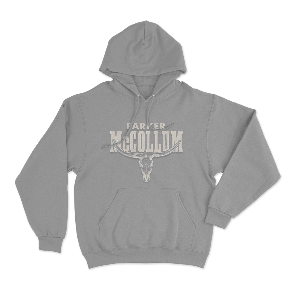 Parker Mccollum Steer Unisex Hoodie Grey Parker Mccollum Steer Unisex Hoodie Grey 1