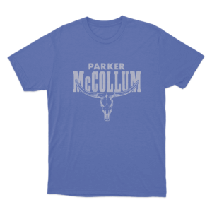 Parker Mccollum Steer Unisex T Shirt Blue