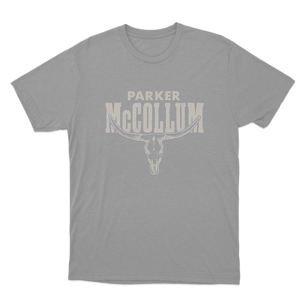 Parker Mccollum Steer Unisex T Shirt Grey Parker Mccollum Steer Unisex T Shirt Grey