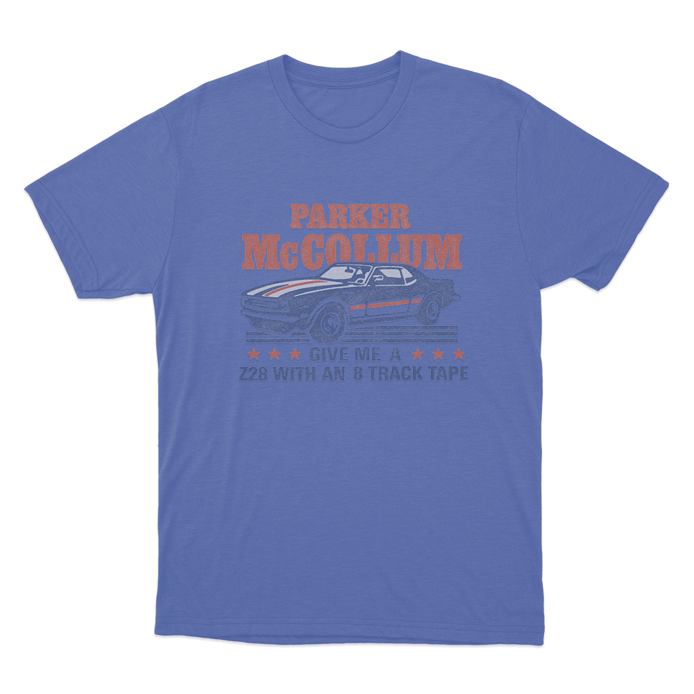 Parker Mccollum Z28 Unisex T Shirt Blue Parker Mccollum Z28 Unisex T Shirt Blue
