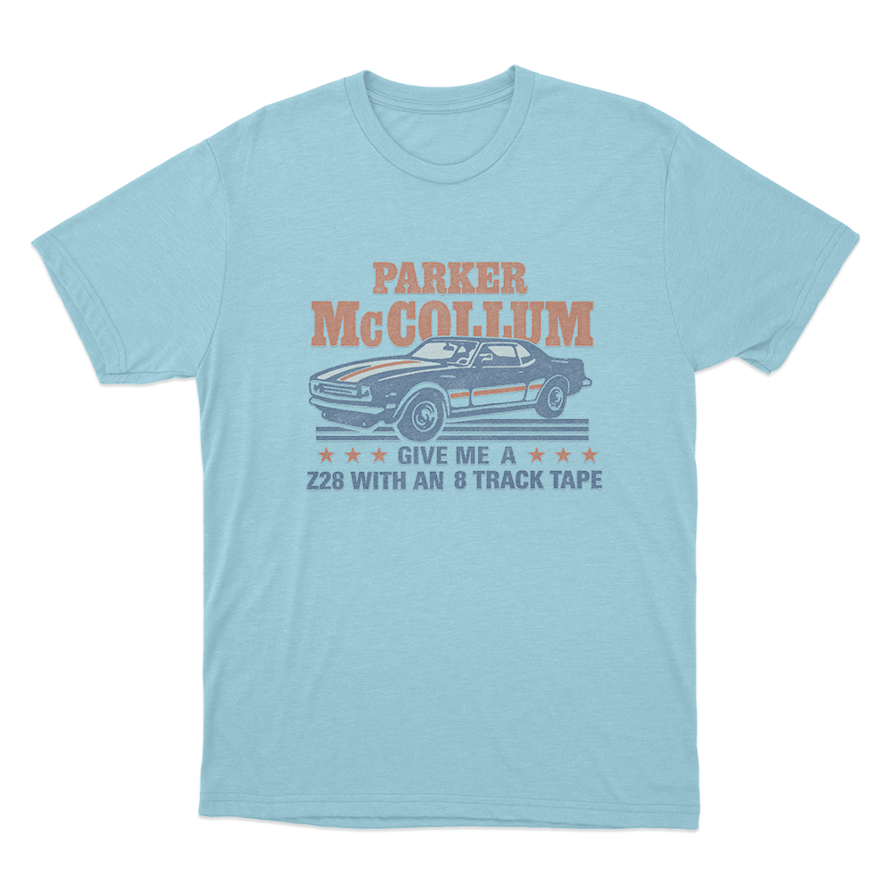 Parker Mccollum Z28 Unisex T Shirt Sky Blue Parker Mccollum Z28 Unisex T Shirt Sky Blue